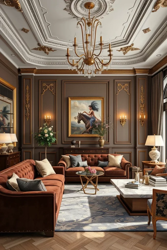 59 Chocolate Brown Living Room Ideas For A Cozy And Elegant Home