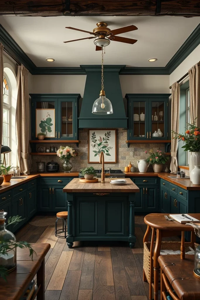 53 Dark Cottagecore Kitchen Ideas For A Cozy And Moody Home