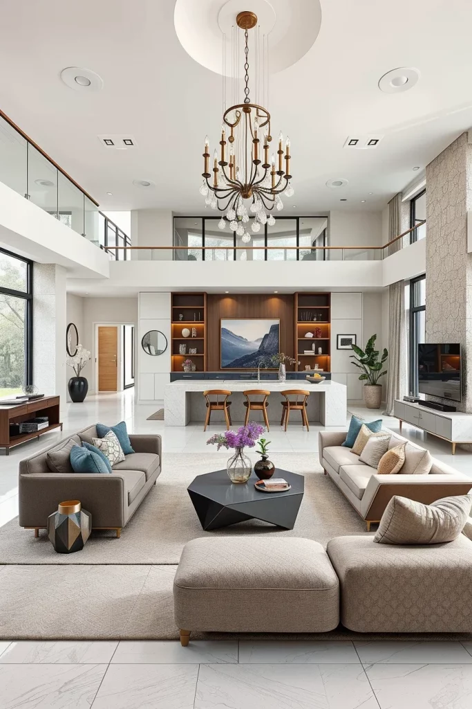 55 Open Concept Living Room Design Ideas For Stylish And Modern Homes