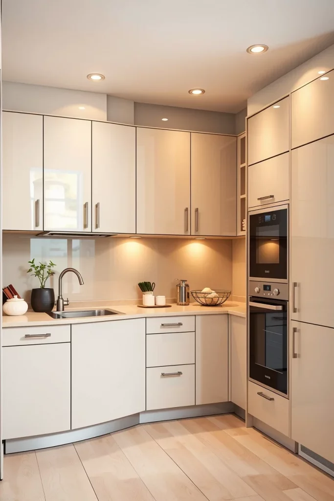54 Compact Kitchen Design With Smart Storage Ideas For Stylish Small Spaces