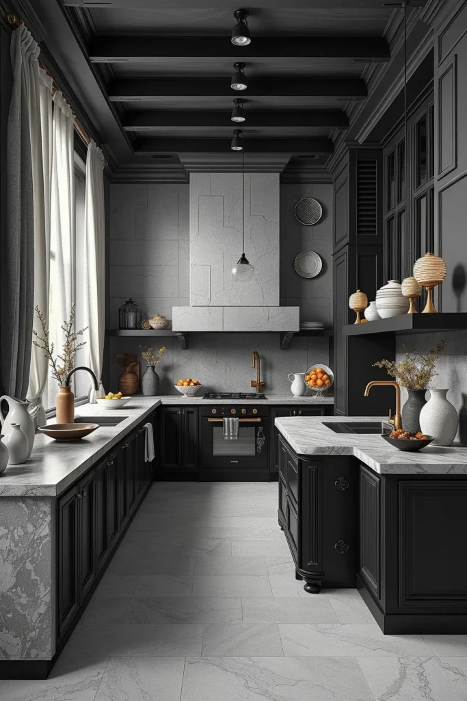 57 Black And White Kitchen Decorating Inspiration Ideas For A Stylish Modern Home