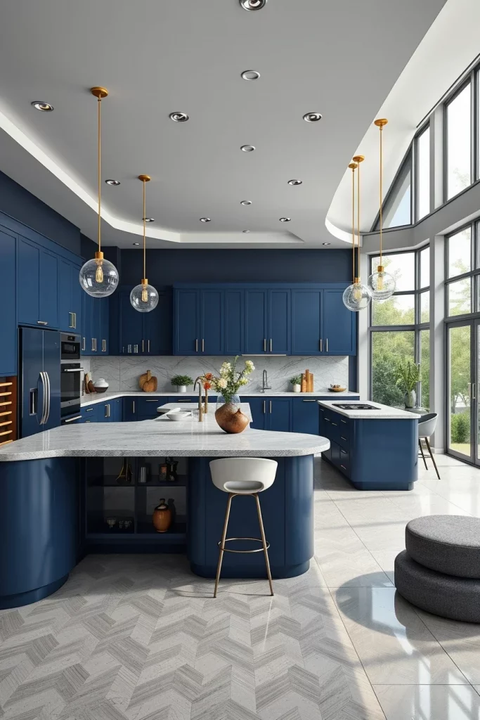 56 Navy Blue Kitchen Interior Design Ideas For A Stylish And Artistic Home