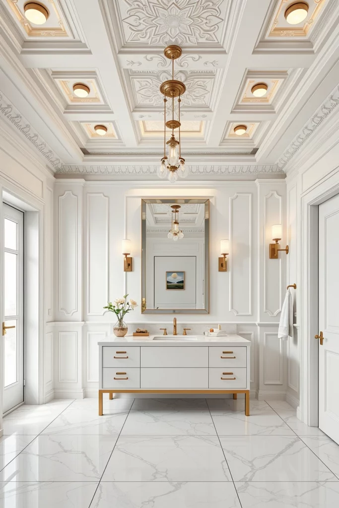 58 White Bathroom Decor Styling Ideas For A Timeless And Elegant Space