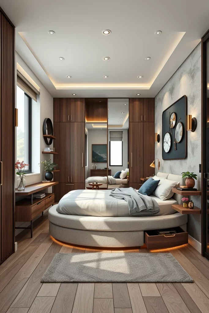 58 Curved Furniture Small Bedroom Design Ideas For Stylish Compact Spaces