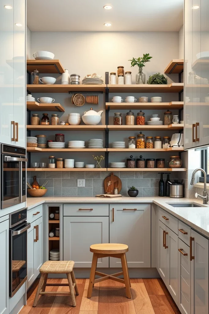 58 Open Shelving Ideas For Small Kitchens That Maximize Style And Storage