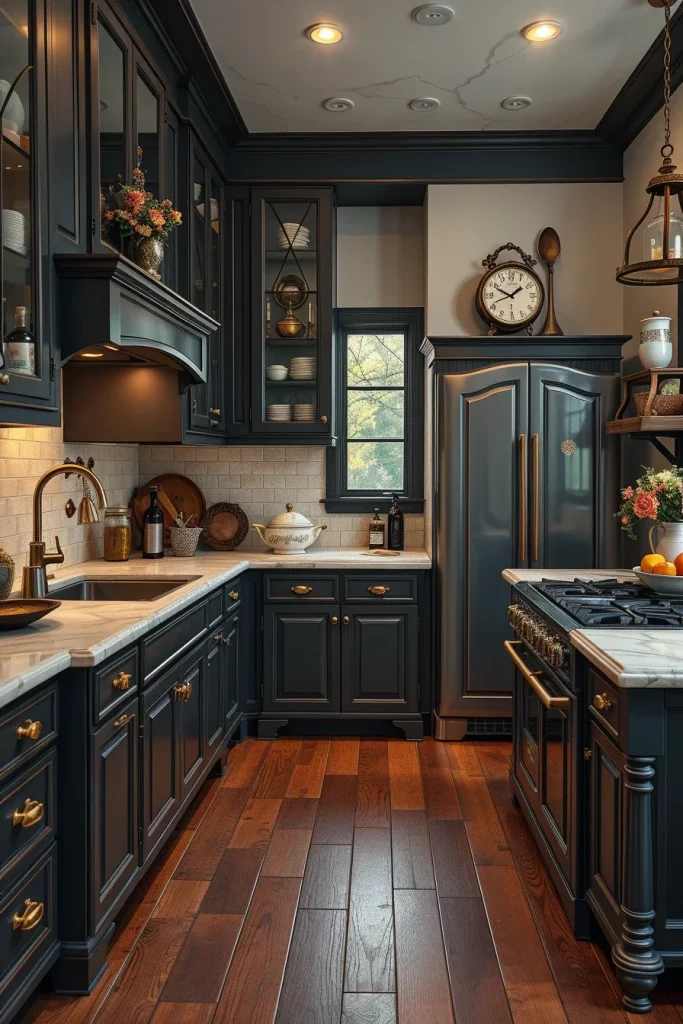 53 Dark Cottagecore Kitchen Ideas For A Cozy And Moody Home