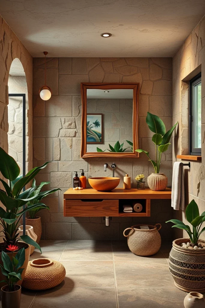 54 Modern Afrohemian Bathroom Decor Ideas For A Stylish And Relaxing Space