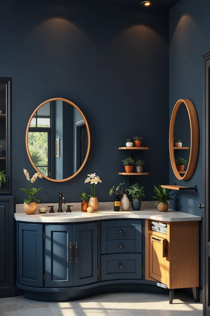 57 Navy Blue Bathroom Decor Ideas For A Stylish And Luxurious Space