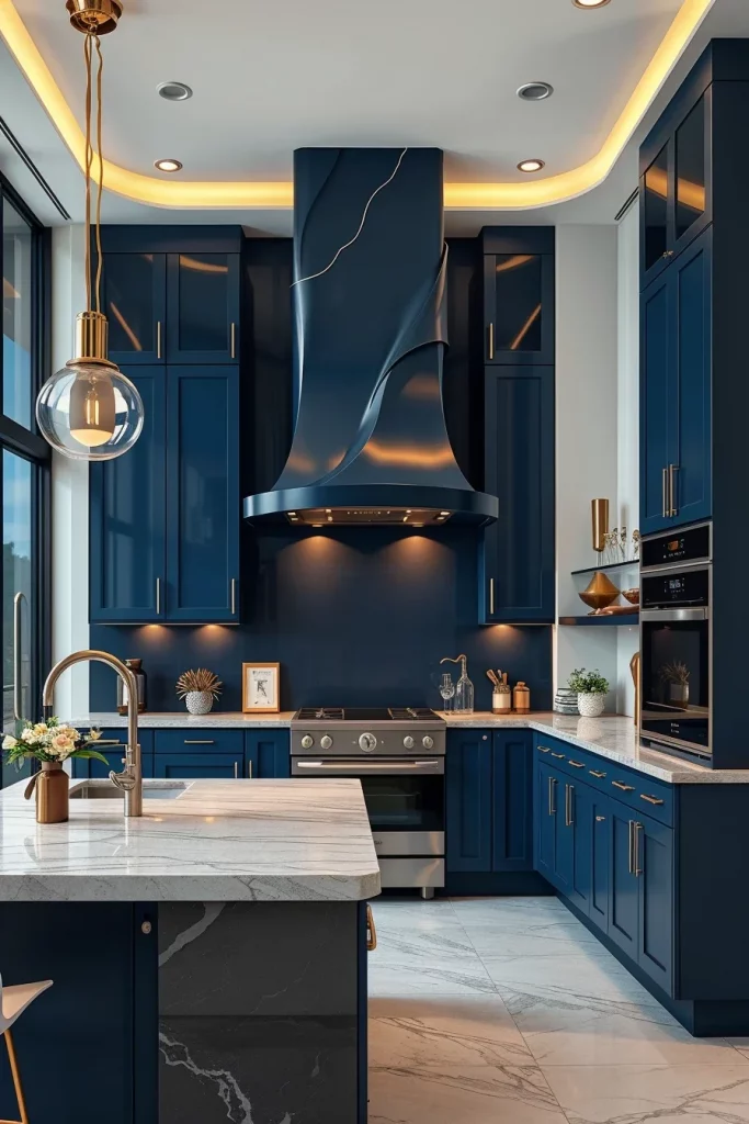56 Navy Blue Kitchen Interior Design Ideas For A Stylish And Artistic Home