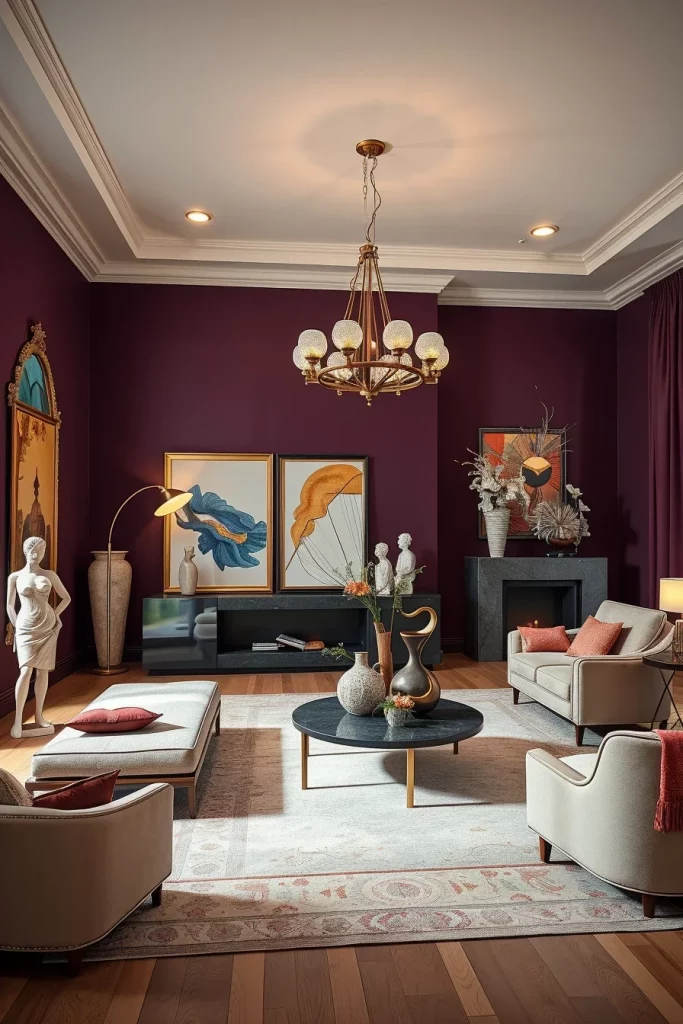 57 Plum Living Room Ideas For A Luxurious And Stylish Home