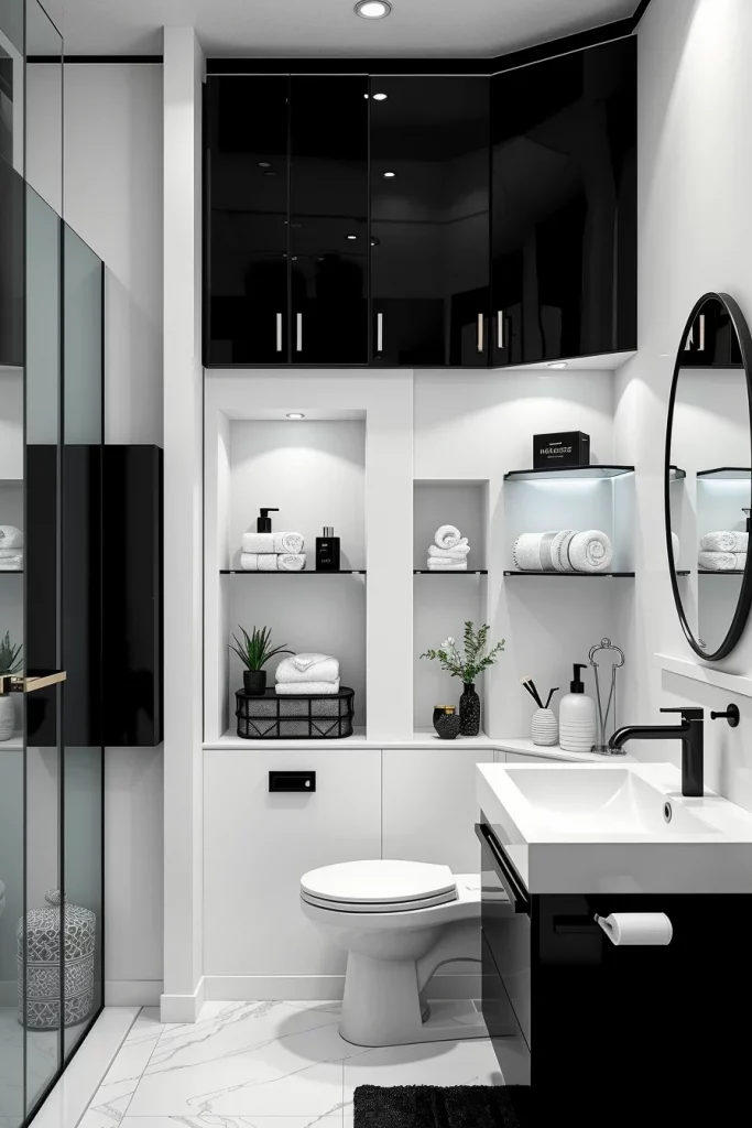 54 Black And White Bathroom Decor Ideas For A Stylish And Timeless Space