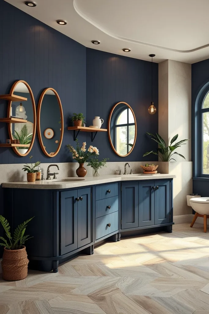 57 Navy Blue Bathroom Decor Ideas For A Stylish And Luxurious Space