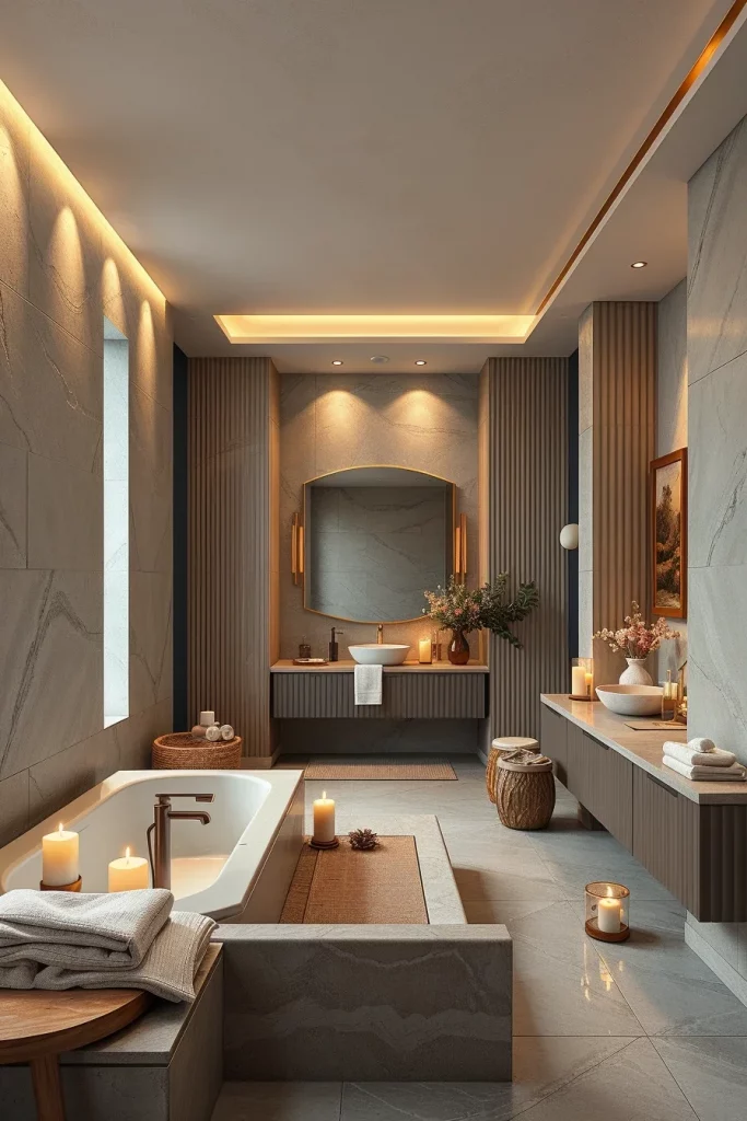 58 Spa Inspired Bathroom Decorating Ideas For A Relaxing Home Retreat
