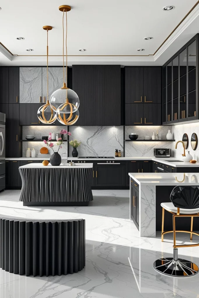 57 Black And White Kitchen Decorating Inspiration Ideas For A Stylish Modern Home