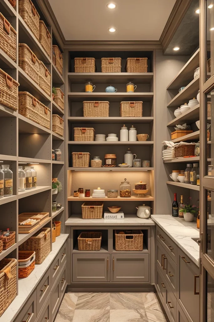 58 Pantry Decor With Woven Baskets Ideas To Create A Stylish And Organized Space