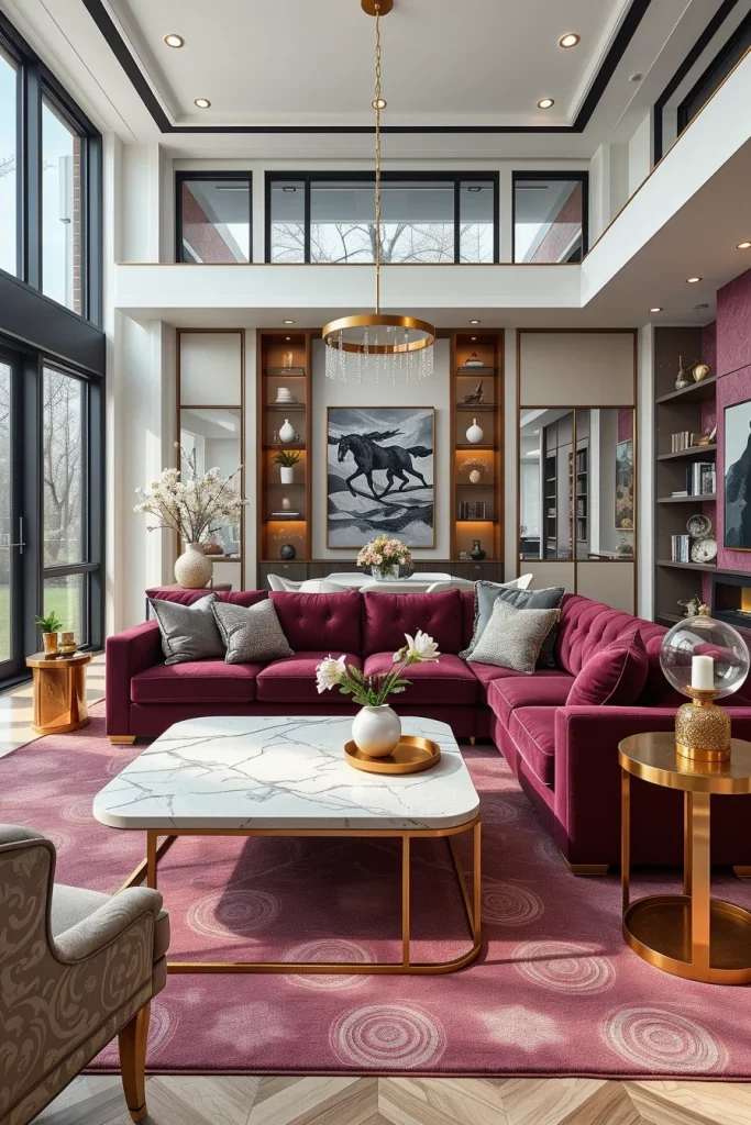 57 Plum Living Room Ideas For A Luxurious And Stylish Home