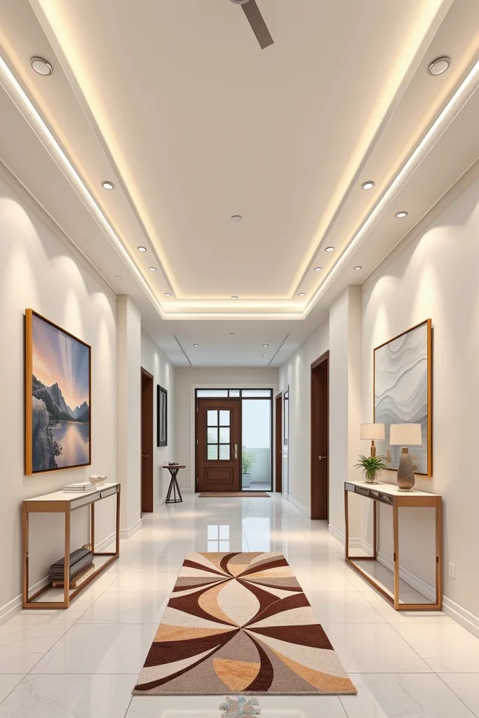59 Modern Hallway Decor Styling Ideas To Create A Stunning Entryway