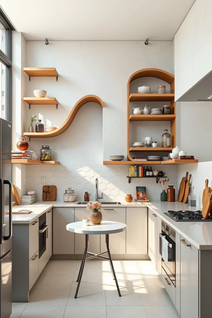 58 Open Shelving Ideas For Small Kitchens That Maximize Style And Storage