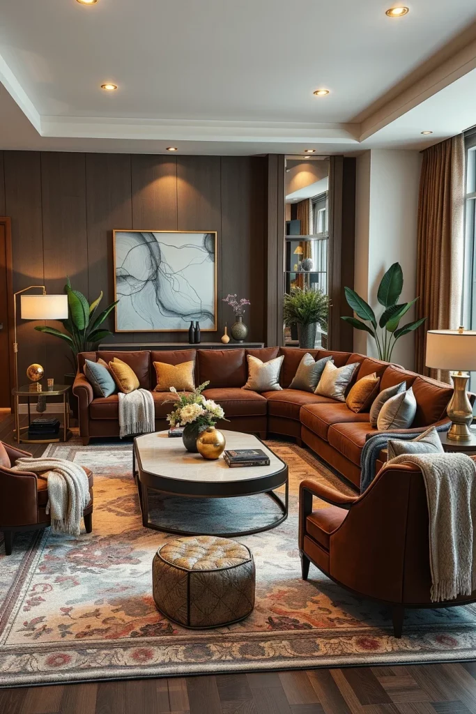 59 Chocolate Brown Living Room Ideas For A Cozy And Elegant Home
