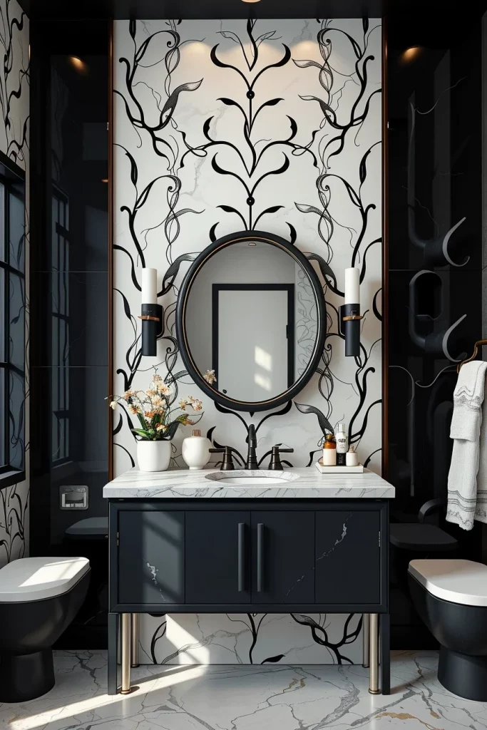 54 Black And White Bathroom Decor Ideas For A Stylish And Timeless Space