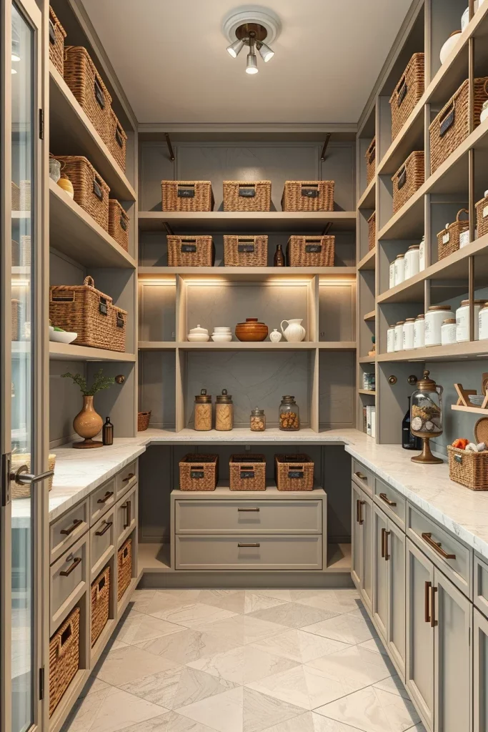 58 Pantry Decor With Woven Baskets Ideas To Create A Stylish And Organized Space