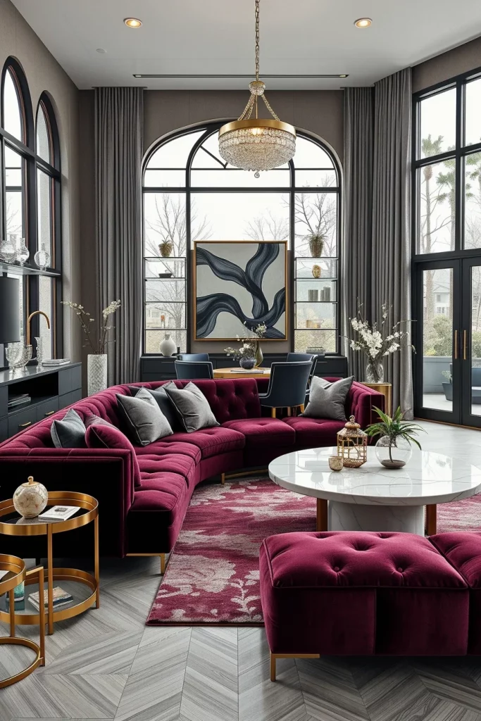 57 Plum Living Room Ideas For A Luxurious And Stylish Home