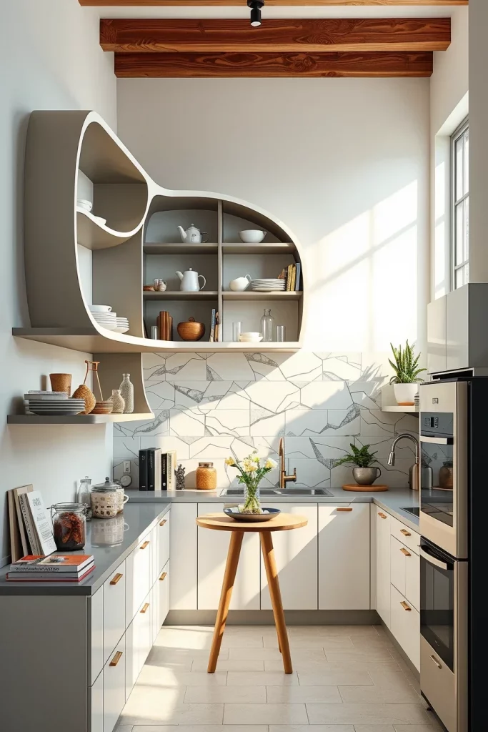 58 Open Shelving Ideas For Small Kitchens That Maximize Style And Storage