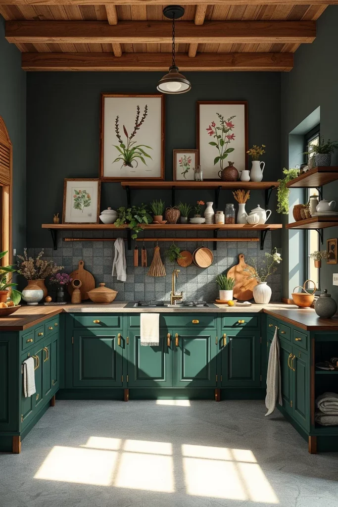 53 Dark Cottagecore Kitchen Ideas For A Cozy And Moody Home
