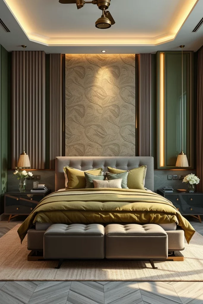 55 Modern Green Bedroom Ideas For A Stylish And Refreshing Retreat