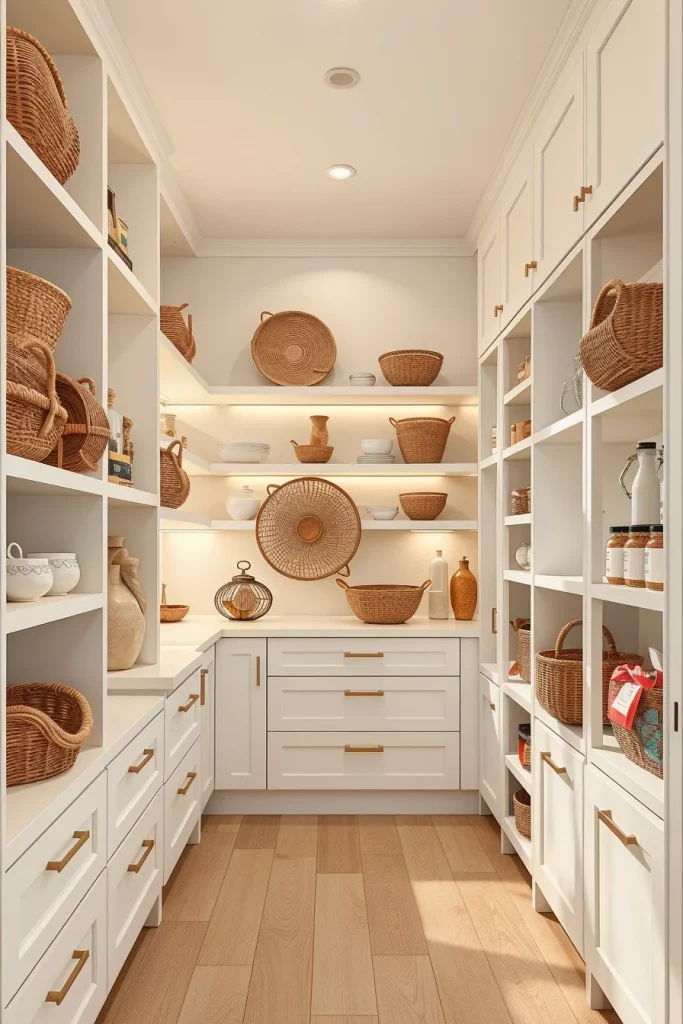58 Pantry Decor With Woven Baskets Ideas To Create A Stylish And Organized Space