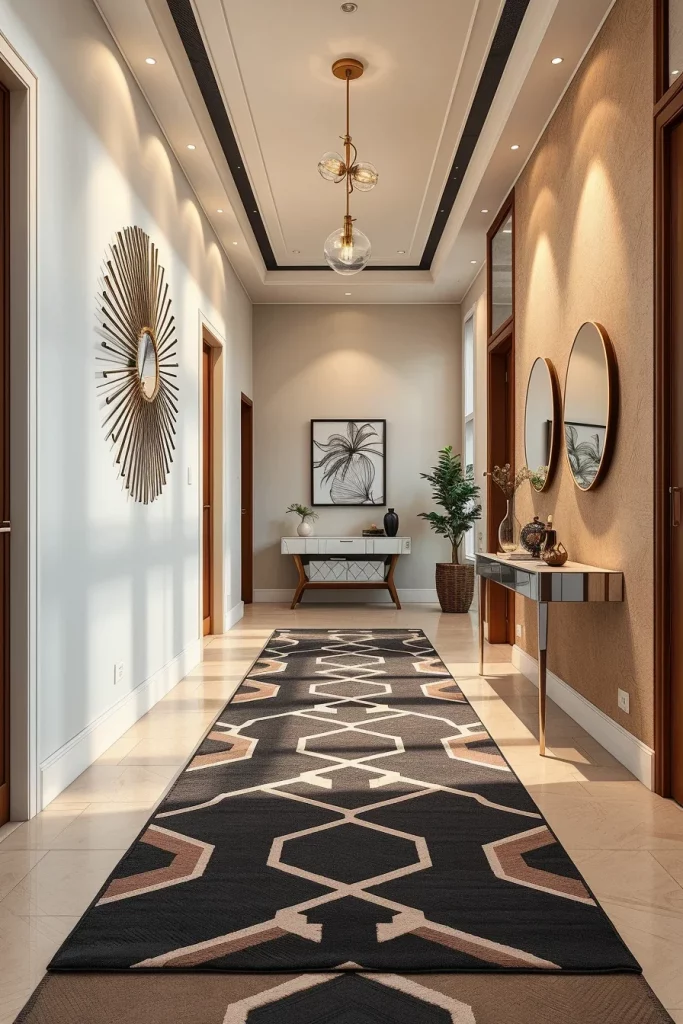 57 Modern Narrow Hallway Decorating Ideas To Transform Small Spaces