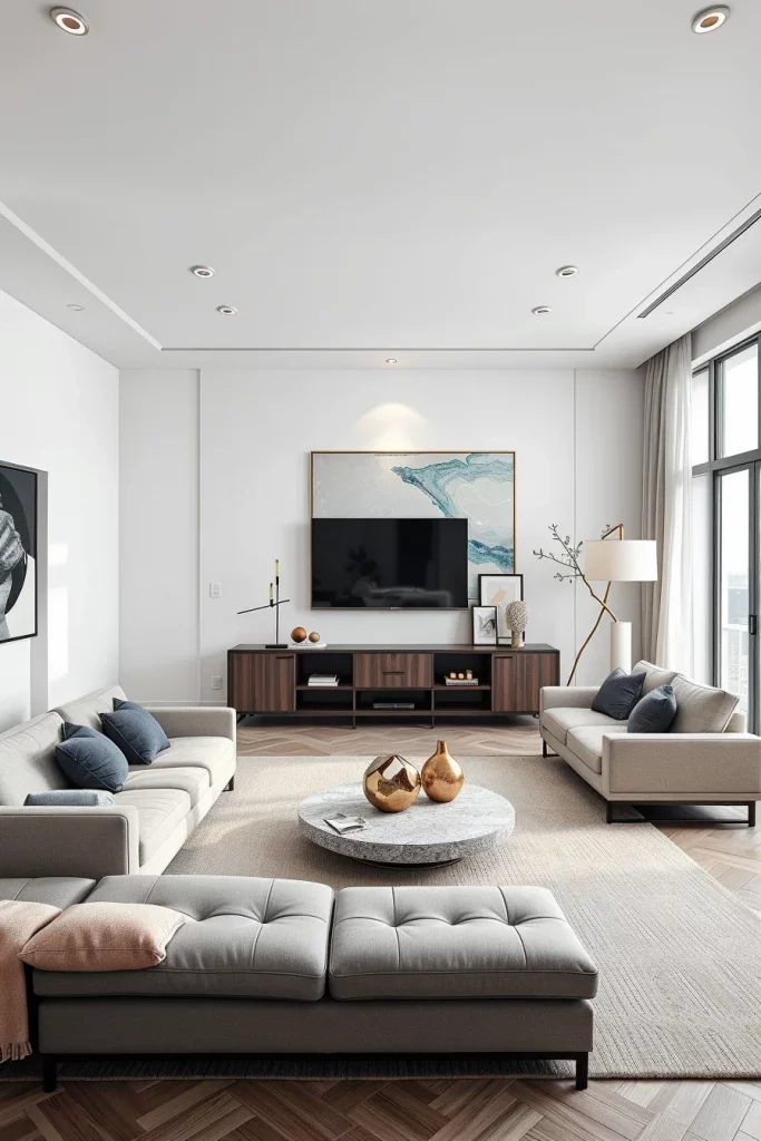 60 Minimalist Apartment Living Room Ideas For A Stylish And Modern Home