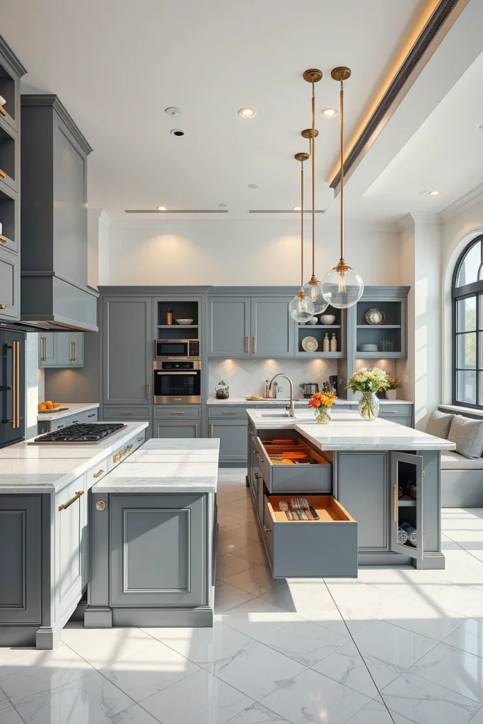 56 Gray White Kitchen Organization Ideas For A Stylish And Clutter-Free Space