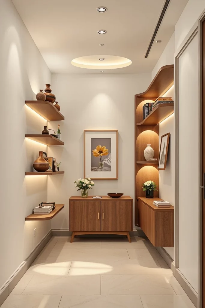 53 Curved Furniture Small Hallway Design Ideas For A Stylish And Space-Saving Entryway