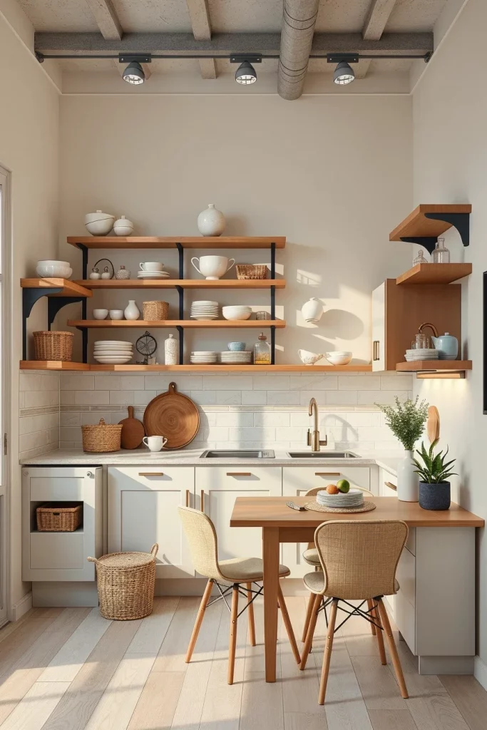 58 Open Shelving Ideas For Small Kitchens That Maximize Style And Storage