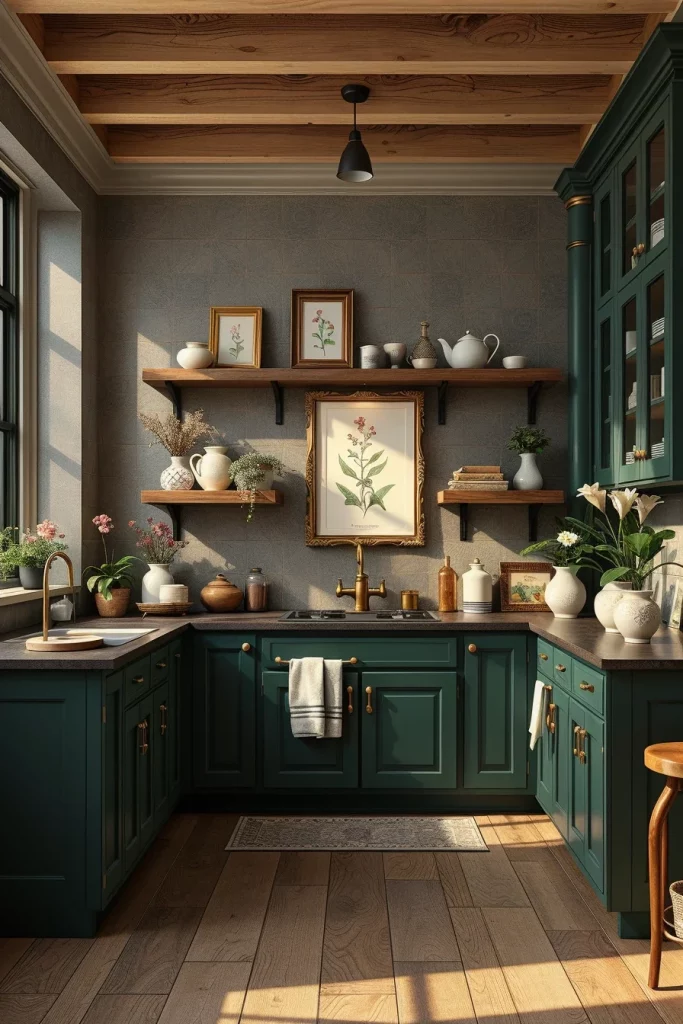 53 Dark Cottagecore Kitchen Ideas For A Cozy And Moody Home
