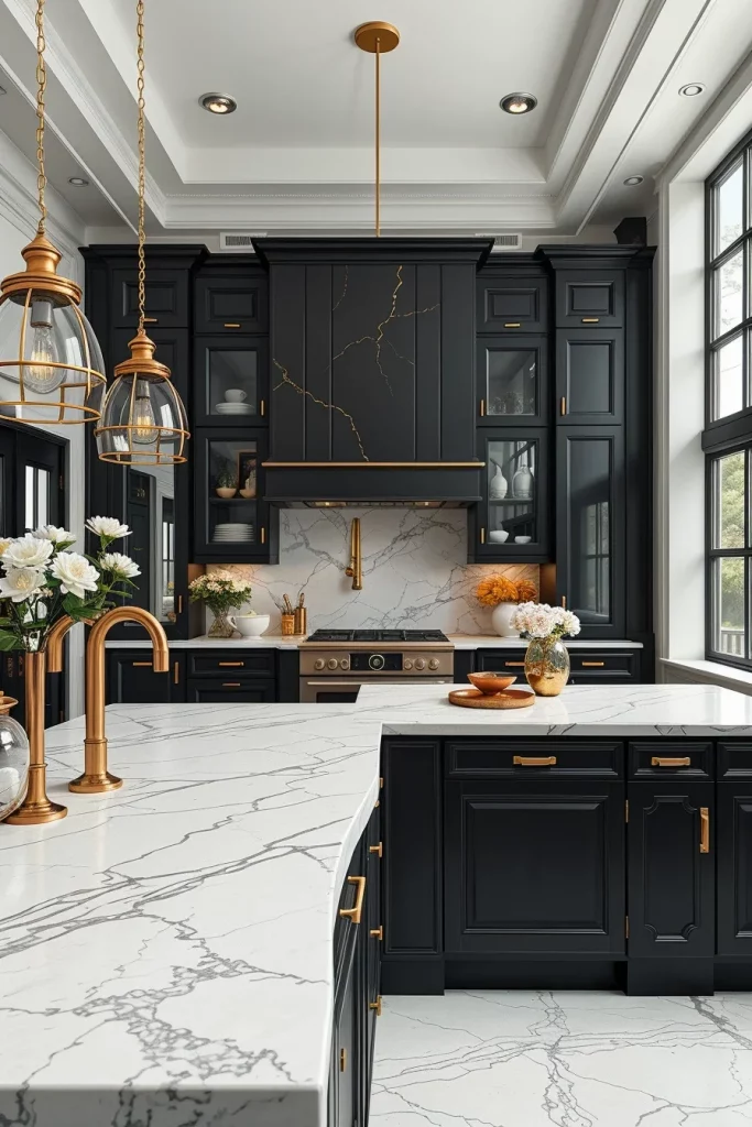 57 Black And White Kitchen Decorating Inspiration Ideas For A Stylish Modern Home