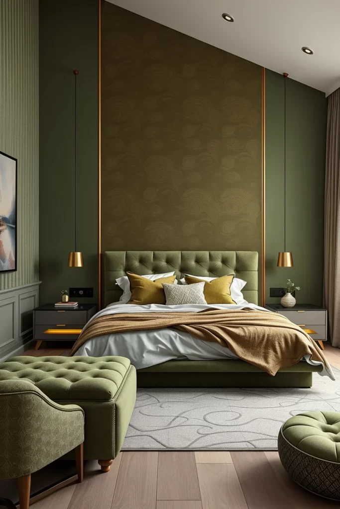 55 Modern Green Bedroom Ideas For A Stylish And Refreshing Retreat