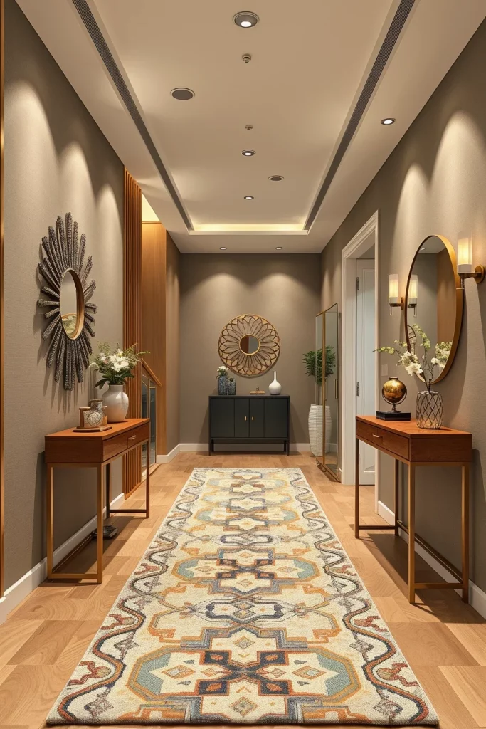 57 Modern Narrow Hallway Decorating Ideas To Transform Small Spaces