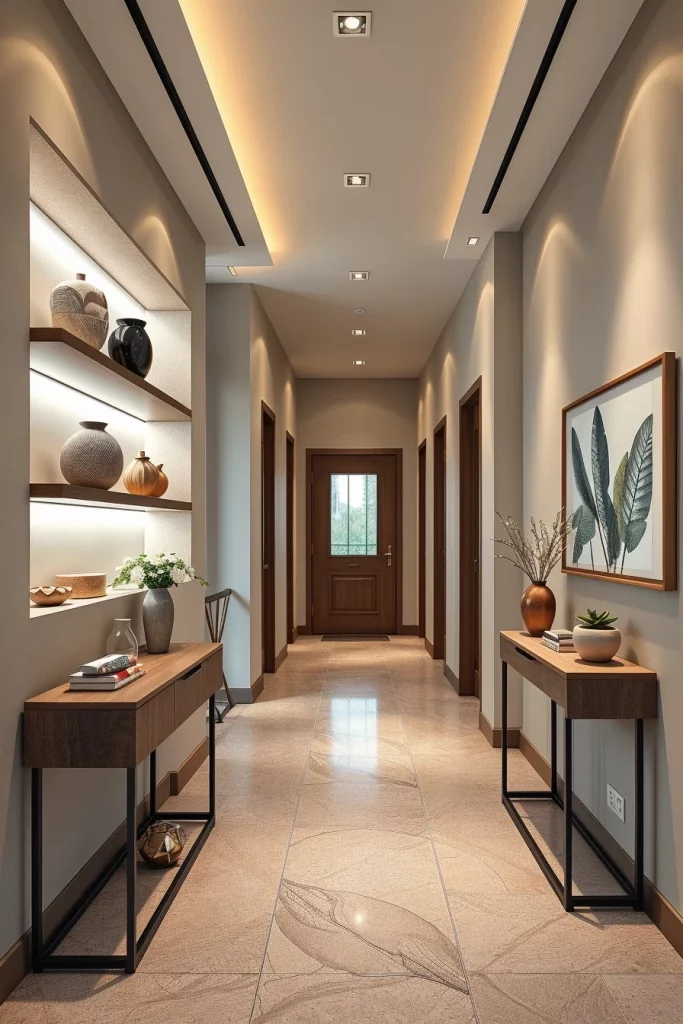 59 Modern Hallway Decor Styling Ideas To Create A Stunning Entryway