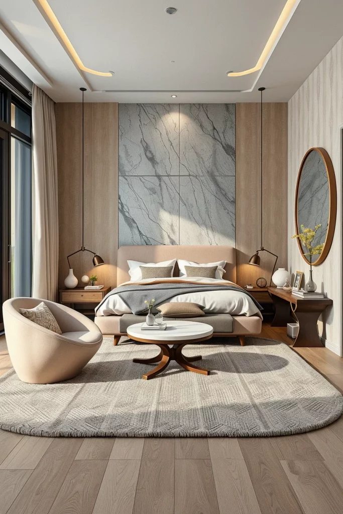 58 Curved Furniture Small Bedroom Design Ideas For Stylish Compact Spaces