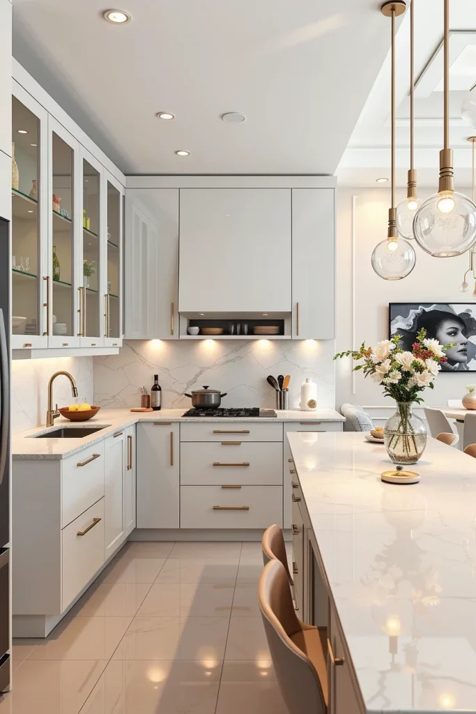 54 Compact Kitchen Design With Smart Storage Ideas For Stylish Small Spaces