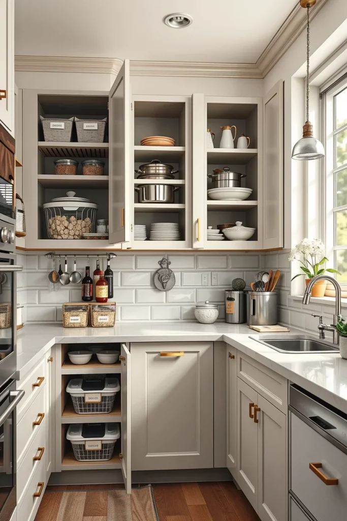 52 Clever Cabinet Organization For Small Kitchens To Maximize Every Inch Of Space