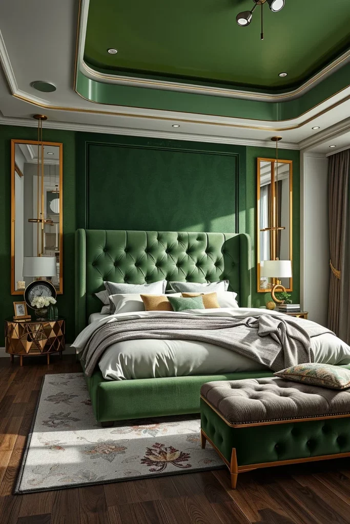 55 Modern Green Bedroom Ideas For A Stylish And Refreshing Retreat