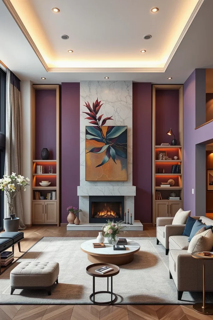 57 Plum Living Room Ideas For A Luxurious And Stylish Home