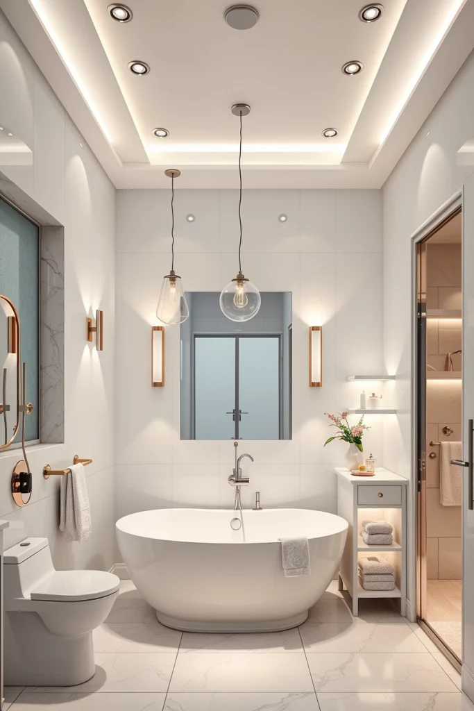 58 White Bathroom Decor Styling Ideas For A Timeless And Elegant Space