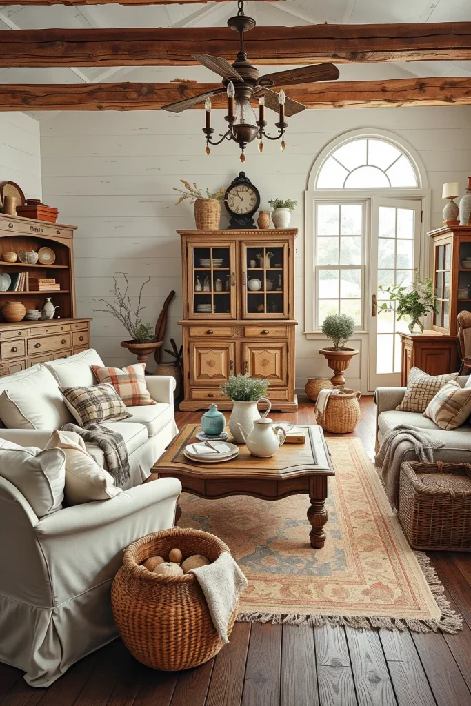 57 Vintage Living Room Decor Ideas For A Timeless And Cozy Home