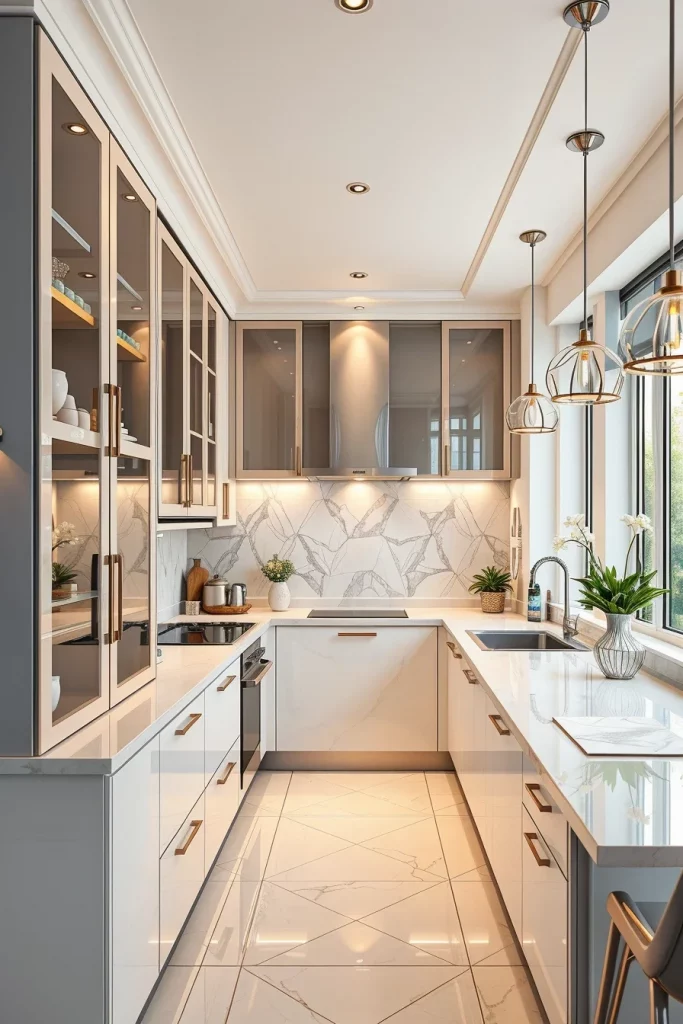 54 Compact Kitchen Design With Smart Storage Ideas For Stylish Small Spaces