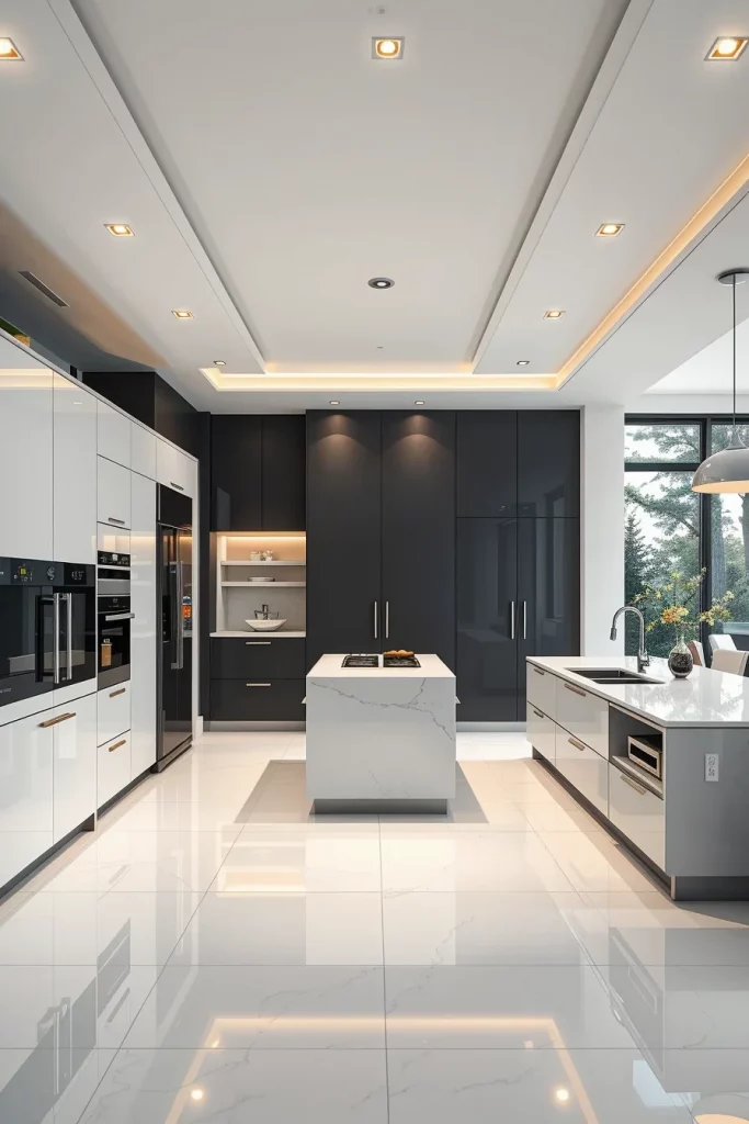 57 Black And White Kitchen Decorating Inspiration Ideas For A Stylish Modern Home