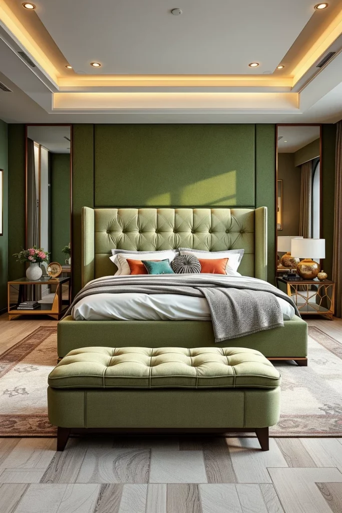 55 Modern Green Bedroom Ideas For A Stylish And Refreshing Retreat